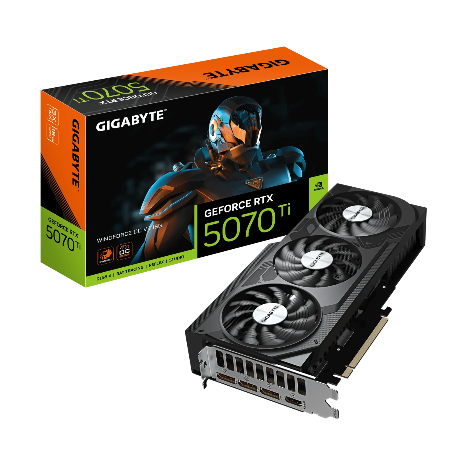 Gigabyte GeForce RTX 5070 Ti WINDFORCE OC V2 16G